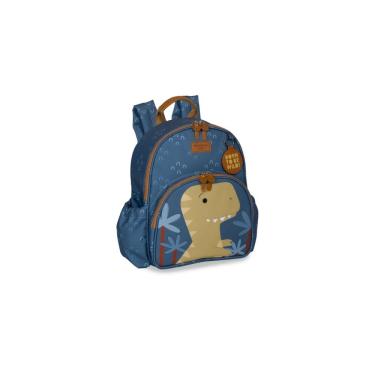 Imagem de Mochila Kids Dinossauro Azul - Masterbag