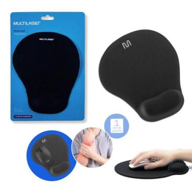 Imagem de Mouse Pad Multilaser Ac021 De Borracha Preto