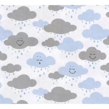 Imagem de Kit Berço Americano 10Pçs Trança Meninas meninos NUVEM - Magnus Baby, 