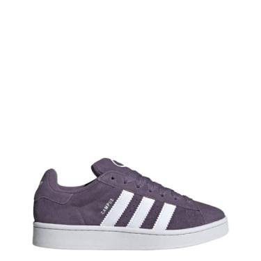 Imagem de adidas Originals Tênis unissex Campus ADV Skateboarding Low Fashion, Violeta sombra/branco/branco, 36