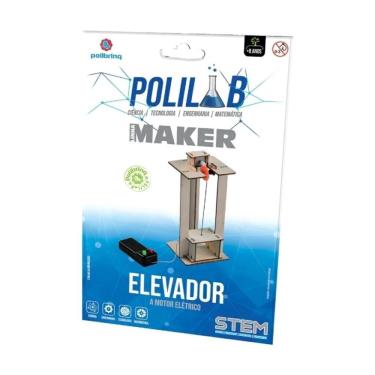 Imagem de Elevador A Motor Elétrico Maker Polilab - Polibrinq BDM08