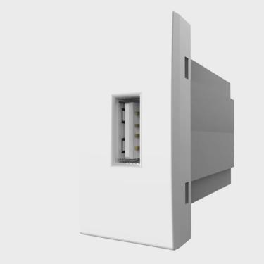 Imagem de Módulo tomada USB 2A Bivolt Módulo Pro Alumbra