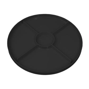 Imagem de Petisqueira com 4 divisórias preto Micromax