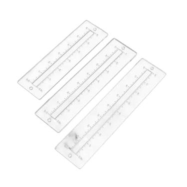 Imagem de Esquirla 3pcs zíper de fabricação de modelos de suprimentos, acessório de costura, limpo para iniciantes, régua de retalhos de gabinete acrílico.