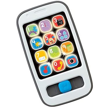 Imagem de Fisher-Price Brinquedo Para Bebês E Crianças Pequenas, Smartphone Para Rir E Aprender, Cinza Com Luzes E Música Educativa Para Bebês A Partir De 6 Meses