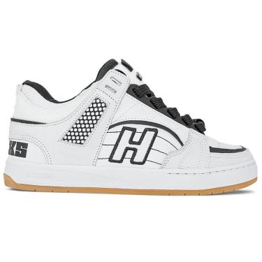 Imagem de Tênis Hocks Unissex Couro Bold Negative Film | Branco