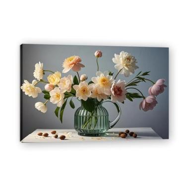 Imagem de Honey Dipper Farmstand Cozy Town Impressão em tela paisagem de aldeia quente arte de parede para decoração de escritório em casa, galeria embrulhada 30 x 45 cm