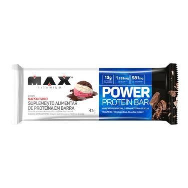 Imagem de Power Protein Bar Max Titanium (41g) Napolitano