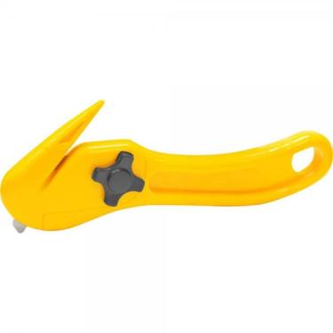 Imagem de Estilete de Segurança Vonder Indicado Para Cortar Filmes Stretch, Fililhos, Cintas de Plástico, Abrir Caixas de Papelão