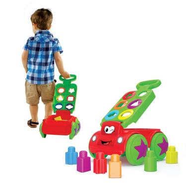 Imagem de Carro Blocos De Montar Amicãozinho Pedagógico Mk308 Dismat