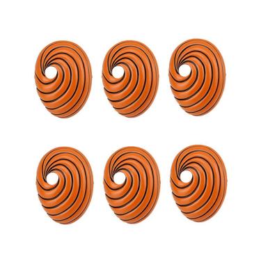 Imagem de Kit 6 Máscara Anime Naruto Cosplay laranja