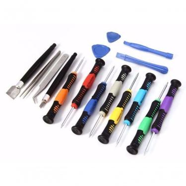 Imagem de Kit De Chaves Screwdriver 2811 16 Em 1 P/ Reparo Celular Assistencia Loja Ferramentas H...