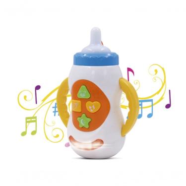 Imagem de Brinquedo Para Bebê Mamadeira Musical Com Música E Luz Cor:branca