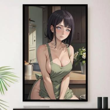 Imagem de Genérico, Quadro Hinata Anime Desenho Japao Decorativo A3 35x45cm