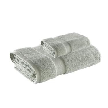 Imagem de Jogo de Toalha de Banho e Rosto Super Soft Zero Twist, 2 pe�as, Algod�o, Toque Macio, 500g/m�, Altihaus, Alta Absor��o, Durabilidade (Verde)