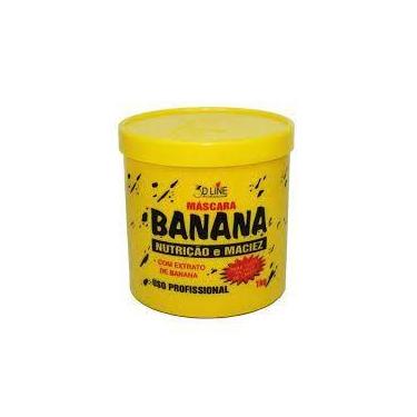 Imagem de Mascara Capilar de Hidratação para cabelos Banana 3d Line
