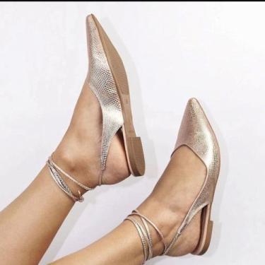 Imagem de Sapatilha bailarina cor dourada N39 - Babyloo