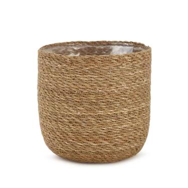 Imagem de Cachepot Decorativo de Fibra Natural 20cm 18612P Mart