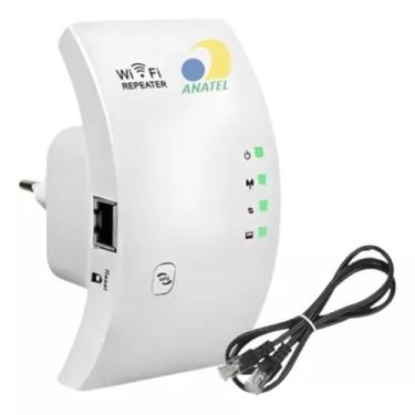 Imagem de Anatee Repetidor Wi-Fi, 1800 Mbps, Alcance 100 Metros, Compatível com Cabo e Sem Fio, Instalação Rápida via Smartphone, Branco