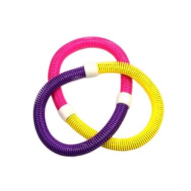 Imagem de Colaxi Argola de mola para emagrecimento da cintura, fitness, PVC, para homens e mulheres, academia em casa, exercício portátil, anel hula, 3 cores, esportes, S