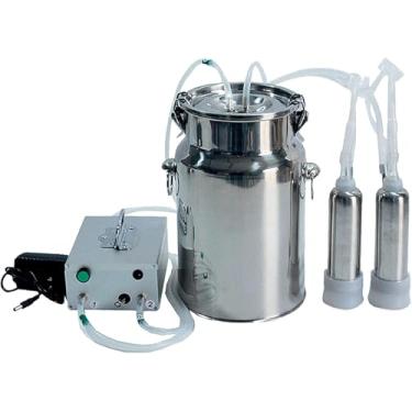 Imagem de Máquina De Ordenha De Aço Inoxidável Da Vaca Do Pulso 7l, Máquina Elétrica Do Leite Da Vaca, Bomba Da Máquina Do Leite Das Cabras Das Vacas Para A Exploração Agrícol, B-Sheep