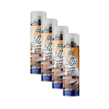 Imagem de Kit 4 Lustra Móveis Spray 300ml Zip - ZIP MP