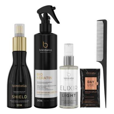 Imagem de Borabella Kit Perfume Capilar + Bio Keratin + Elixir Ligth