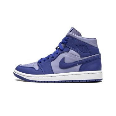 Imagem de Nike Tênis feminino Air Jordan 1 Mid, Ferro roxo (Deep Royal Blue), roxo, 34