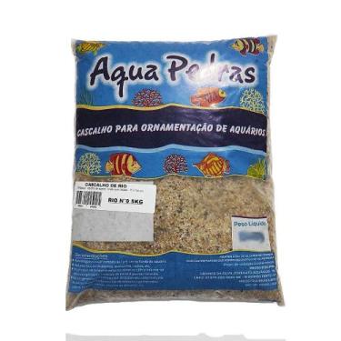 Imagem de Substrato Cascalho Rio 0 10Kg Aqua Pedras
