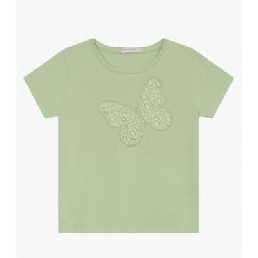 Imagem de Blusa feminina em Cotton Leve Trick Nick Verde, 4, Verde