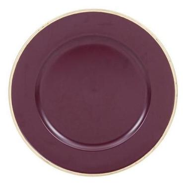 Imagem de Sousplat De Plastico 2X33X33 Cm Vermelho - Cromus - Vermelho