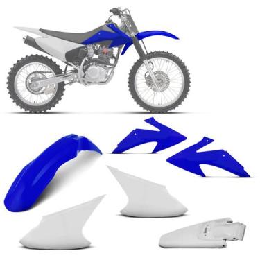 Imagem de Kit plástico personalizado crf 230f 2008 à 2014 - 4 itens (paralama di