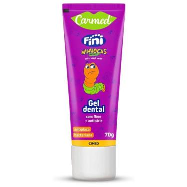 Imagem de Gel Dental Carmed Fini Maça Verde Com Flúor 70g
