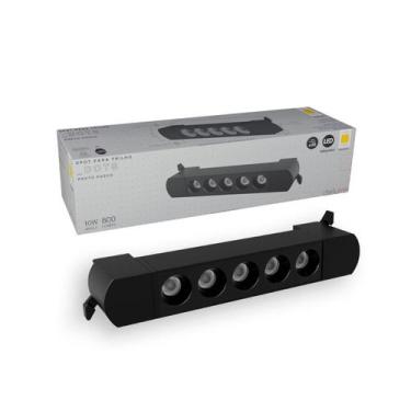 Imagem de Spot Led Para Trilho Authentic Dots 10w 2700k Bivolt IP20 Preto Cod: 9