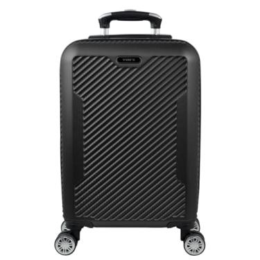 Imagem de Mala de Bordo 10kg Rodas Removíveis 360°, Padrão ANAC, Cadeado 3 Dígitos - Yin's (Preto)