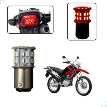 Imagem de Lâmpada Led Freio 2 Polo 1157 50 Leds Moto NXR 150 Bros ESD
