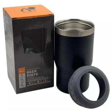 Imagem de Copo Térmico Longneck e Lata 400ml Inox Tampa Removível – Isolamento Térmico Bebidas Geladas e Quentes – Portátil e Resistente