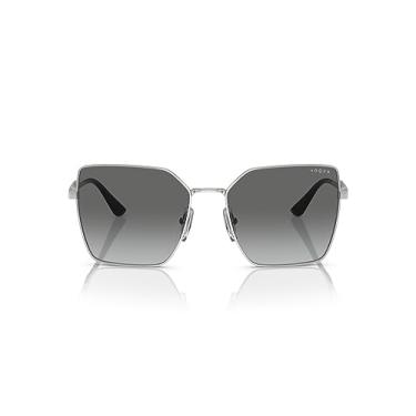 Imagem de Óculos de Sol Vogue Eyewear 0VO4284S 323/11 Tam 56 / Prata - Lentes Cinza Gradiente