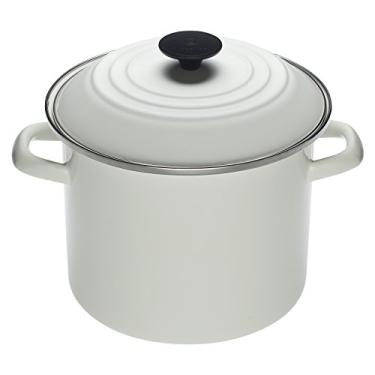 Imagem de Le Creuset Stockpot 22 cm Aço Carbono Esmaltado Branco