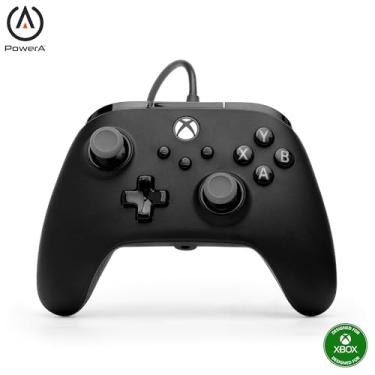 Imagem de PowerA Advantage Plus Wired Controller for Xbox Series X|S - Black, officially licensed, adjustable height thumbsticks, hall effect, mappable buttons, works with Xbox One and Windows 10/11 PC