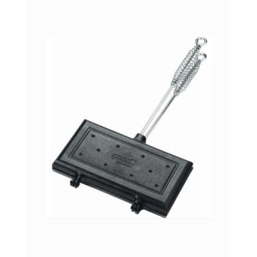 Imagem de Sanduicheira/Torradeira Ferro Dupla Alça Espiral Panela Mineira - Pane