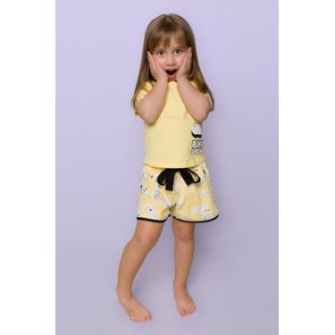 Imagem de Pijama Infantil Menina Algodão Curto Butter Dog's - Pink Dream, 10