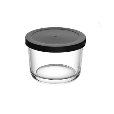 Imagem de LYOR - Pote de Vidro com Tampa em PP Preta 200ml