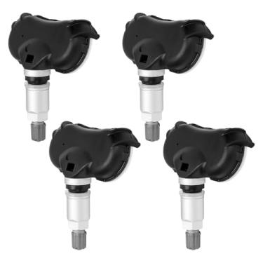 Imagem de DEAL AUTO ELECTRIC PARTS Sensor TPMS pré-programado, 4 peças 315MHz sensor de monitoramento de pressão de pneu, compatível com Toyota Sequoia Sienna Tundra 2007-2017 com rodas de liga leve, 42607