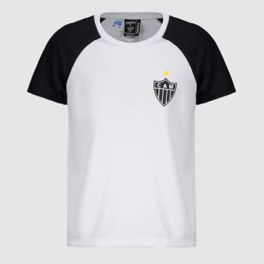 Imagem de Camisa Atlético Mineiro Empolgante Infantil Branca - Braziline, 10 ANO