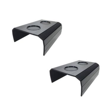 Imagem de Kit 2 Suporte Porta Copos Braço Sofá Casa Moveis Decoração