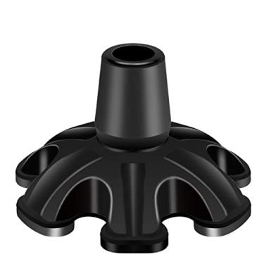 Imagem de Cane Tip PANZHENG 3/10.2 cm, 6 pés de bengala, ponta de bengala autônoma, 6 pés de suporte, base de substituição, bengalas de caminhada, bengalas dobráveis