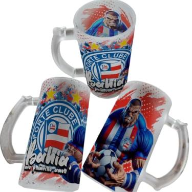 Imagem de Caneca De Chopp De Vidro 475ml Personalizada Com Seu Time (Bahia)