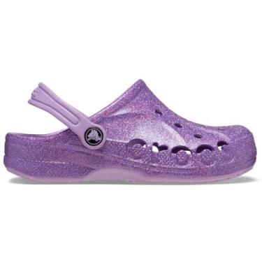 Imagem de Sandália crocs baya glitter clog orchid