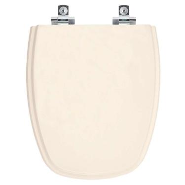 Imagem de Assento Sanitário Com Amortecedor Monte Carlo Amendoa Para Vaso Deca